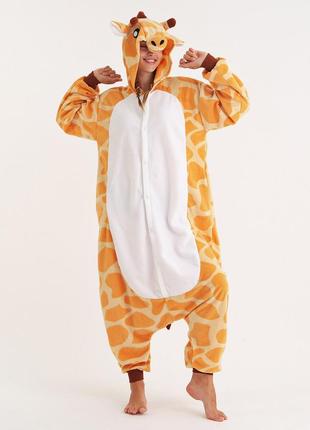 Кигуруми теплая пижама kigurumi жираф3 фото
