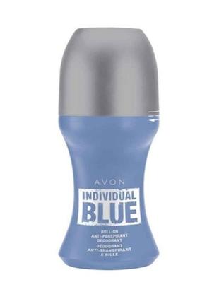 Дезодорант-антиперспірант з кульковим аплікатором individual blue