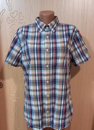 Рубашка мужская 44-46 р. в идеальном состоянии👍💥💙💛