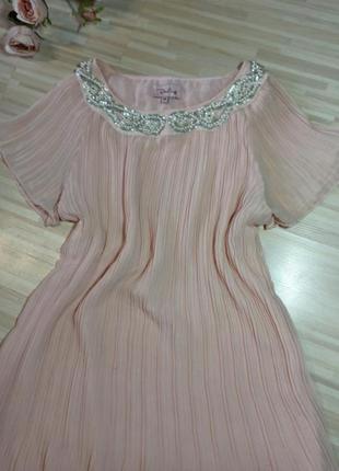 Красивое нарядное платье плиссировкая darling .2 фото