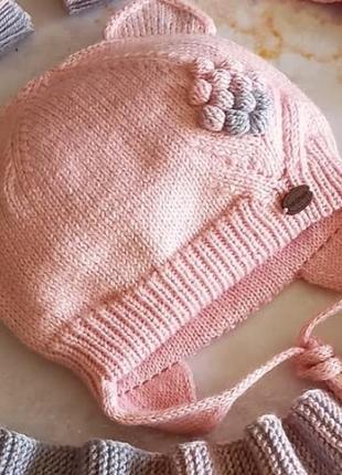 Демі шапка для дівчинки, ручна робота