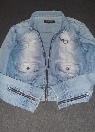 Джинсовая куртки пиджак