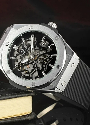 Мужские механические оригинальн армейские военные часы чоловічий механічний годинник forsining