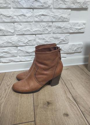 5th avenue шкіряні коричневі чоботи 37 р устілка 24 см