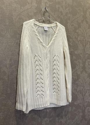 Свитер пуловер madeleine шерсть ангора