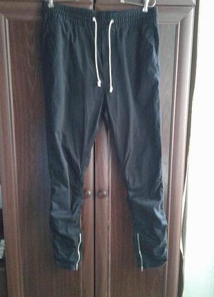 Штани штани чорні бавовняні спортивні divided батал