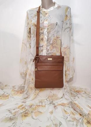 Стильная кожаная сумка crossbody cultured london2 фото