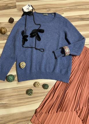Розкішний джемпер, светр з 100% кашеміру commander💙( німеччина🇩🇪)