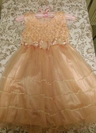 Нежное выпускное платье из америки5 фото