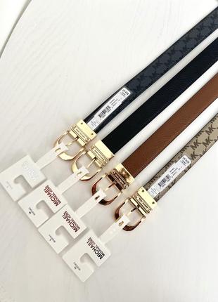 Michael kors женский ремень пояс кожа оригинал майкл корс мишель корс подарок жене девушке подарунок8 фото