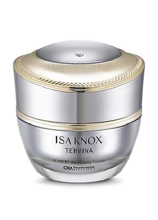 Відбілюючий крем з золотом і алмазом isa knox tervina lumiere illuminating cream3 фото