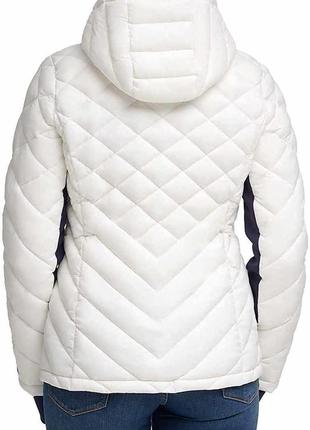 Куртка жіноча tommy hilfiger womens packable hooded puffer jacket 1506135 white xl3 фото