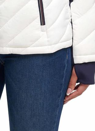 Куртка жіноча tommy hilfiger womens packable hooded puffer jacket 1506135 white xl5 фото