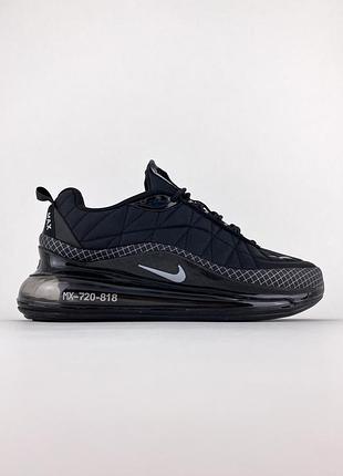 Кроссовки черные мужские air max 720-98 black