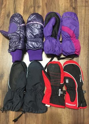 Термо-варежки детские thinsulate,размер 4-5