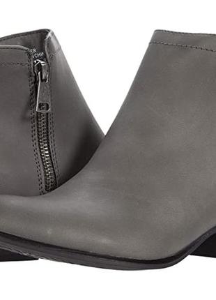 Жіночі ботильйони черевики unionbay сірі товстий каблук 36 р