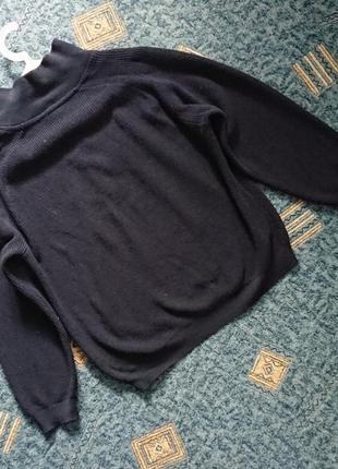 Трендовый мериносовый свитер maselli / вязаный джемпер с воротником на молнии, унисекс3 фото
