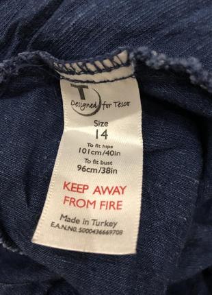 Лляне плаття tesco 14 5