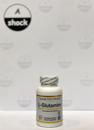 Глютамин california gold nutrition l-glutamine (120 капсул.)