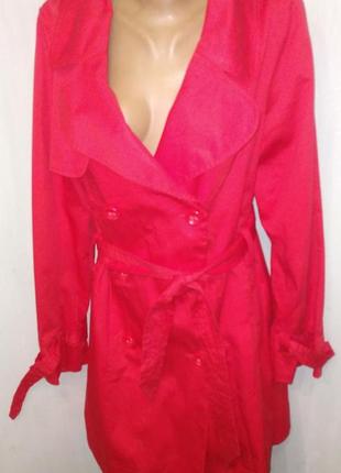 Евро 44  new look плащ коттон 98%