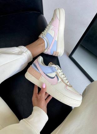 Кроссовки nike air force shadow « pink glaze »4 фото