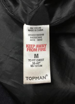 Стильное мужское куртка шерстяное пальто topman оригинал3 фото