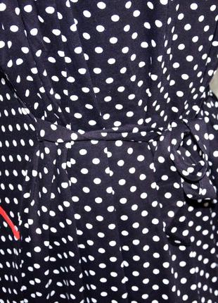 Женский халат хлопковый на молнии с поясом домашний халат большого размера 66-747 фото