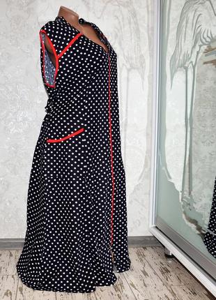 Женский халат хлопковый на молнии с поясом домашний халат большого размера 66-743 фото
