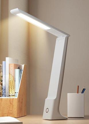 Настольная светодиодная led лампа светильник tablelamp белая