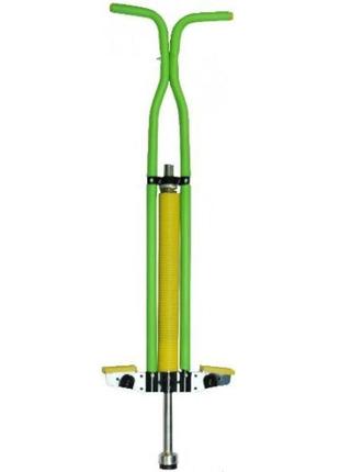 Джампер пого стік pogo stick (коник) дитячий зелений, палиця-скакалки