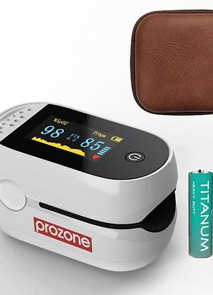 Пульсоксиметр высокоточный prozone oclassic white + кейс prozone universal-eva-case (85х85х40) premium