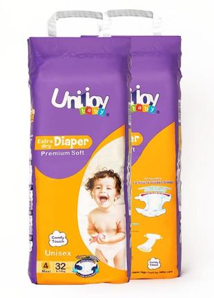 Подгузники soft unijoy размер l 9-14 кг 32 шт