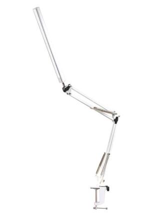 Настольная led лампа на струбцине forlock белая 10 вт2 фото