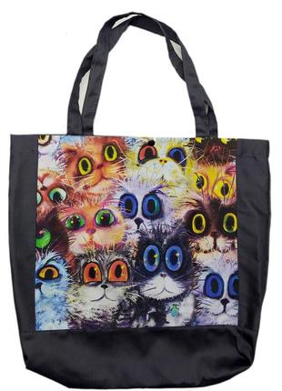 Сумка шопер гарда  4profi big-eyed cats роз. xl 29463