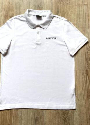 Мужская аккуратная хлопковая поло футболка lotto1 фото