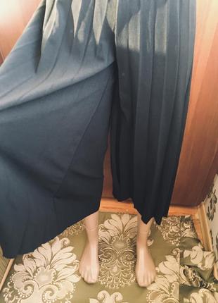 Италия  кюлоты юбка - брюки гофрэ стильные и красивые2 фото