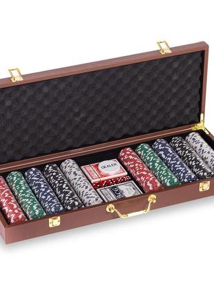 Набор для покера чемодане на 500 фишек