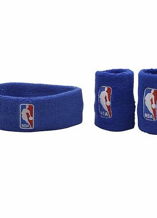 Баскетбольна пов'язка на голову nba з напульсниками