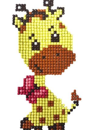 Алмазная вышивка. картинка-наклейка жирафик