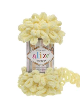 Alize puffy алізе пуффи плюшева пряжі alize puffy