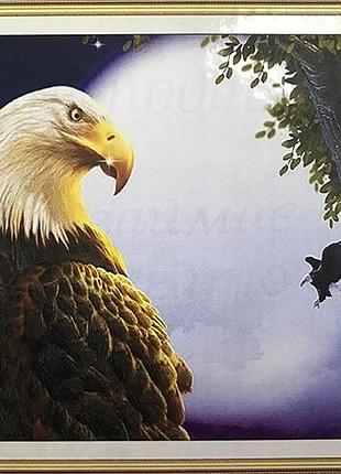 Алмазна вишивка. картина на підрамнику "погляд у майбутнє" , розмір 40х50