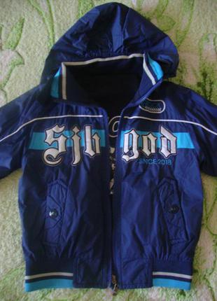 Двухстороння куртка для мальчика