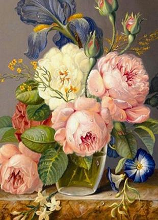 Алмазная вышивка. картина на подрамнике "голандский букет" , размер 40х50