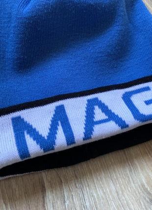 Мужская теплая коллекционная шапка с помпоном orlando magic mitchell & ness3 фото