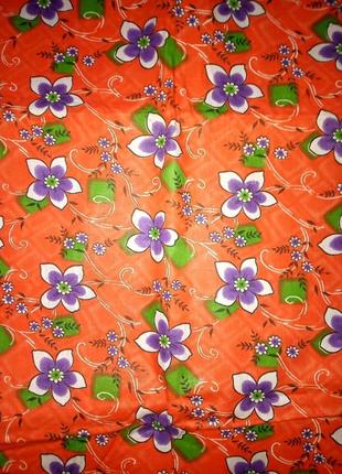 Тканина бавовняно ситцева для пошиття одягу або постільної білизни