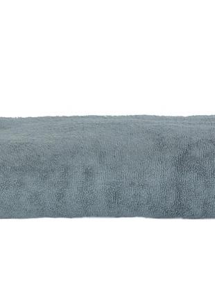 Банное махровое полотенце osborn textile 100х150 см серый двухнитка 450 г/м21 фото