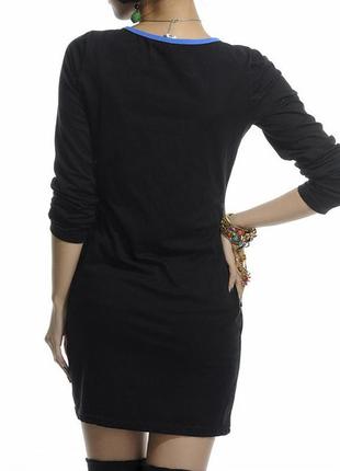 Чорне коротке плаття обтягуючі довгий рукав вінтажне5 фото