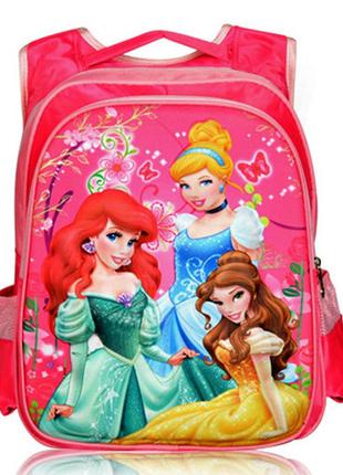 Рюкзак школьный disney princess 3d розовый 40*30*14 см брак