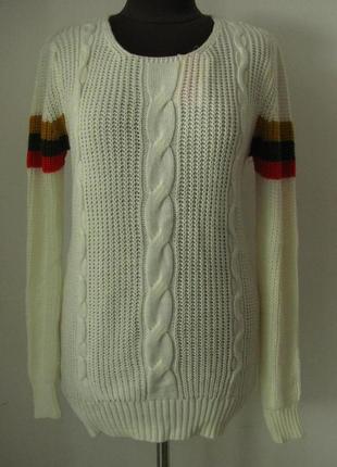 Светр жіночий тонка в'язка з оригінальними рукавами розміри норма