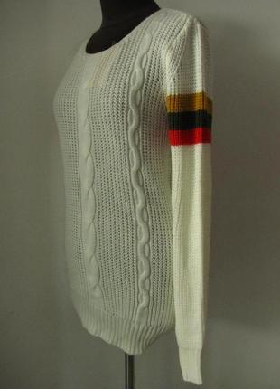 Свитер женский тонкая вязка с оригинальными рукавами размеры норма2 фото